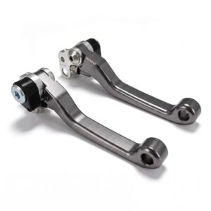 CNC folding adjustable brake lever for Sur-Ron Light Bee and Segway X160, black anodized finish