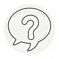 FAQ icon – frequently asked questions about shipping and returns
